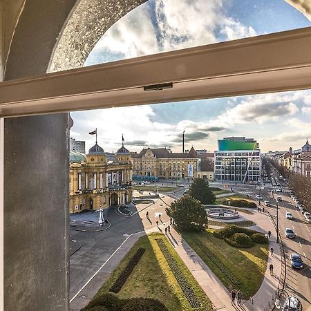 Modern City-Centre Penthouse With Spectacular Views / 135Sqm Загреб Екстер'єр фото