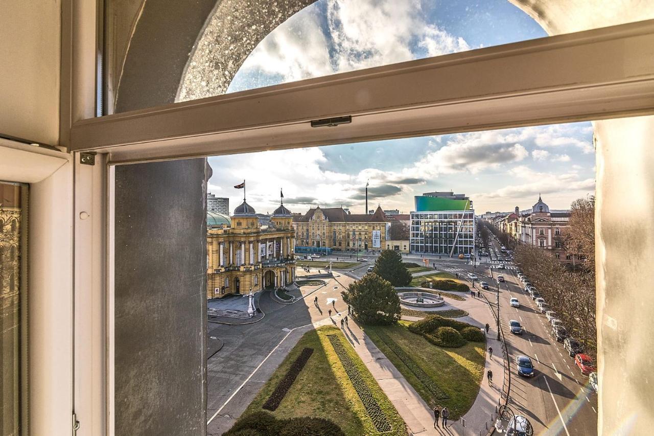 Modern City-Centre Penthouse With Spectacular Views / 135Sqm Загреб Екстер'єр фото